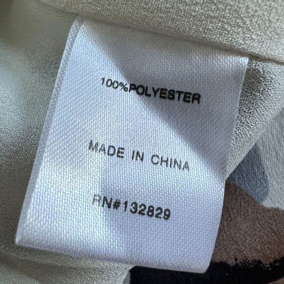 Revolve Super Down Slip Dress Women White Black Small Animal Print V Neck Lined - Picture 13 of 16